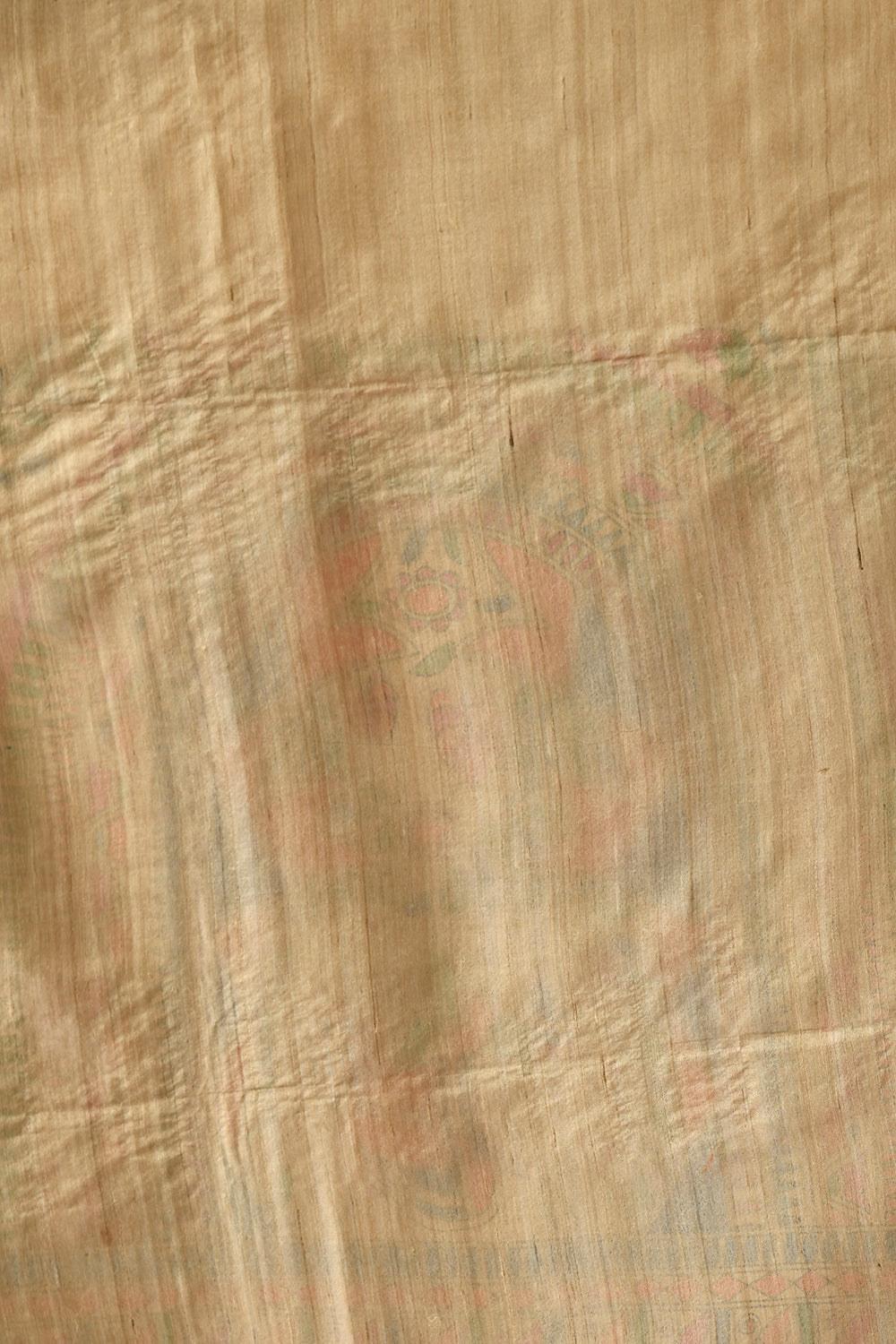 Luxurious Heritage: Tussar Silk Saree with Traditional Doli Motif & Madhubani Artistry