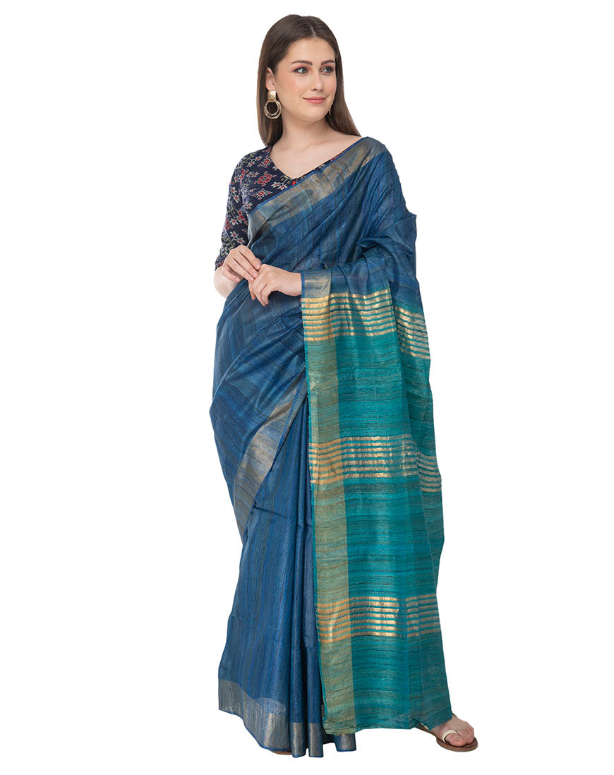 High Quality Silk Traditional Tussar Giccha Silk Saree