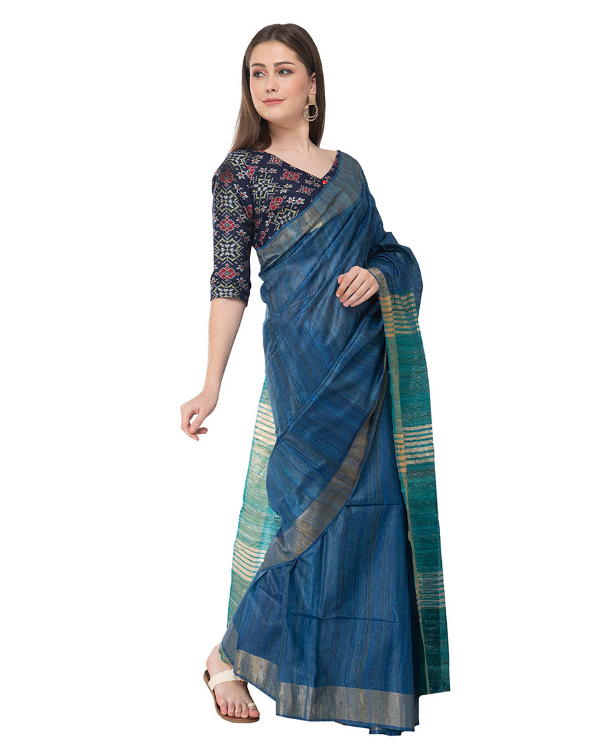 High Quality Silk Traditional Tussar Giccha Silk Saree