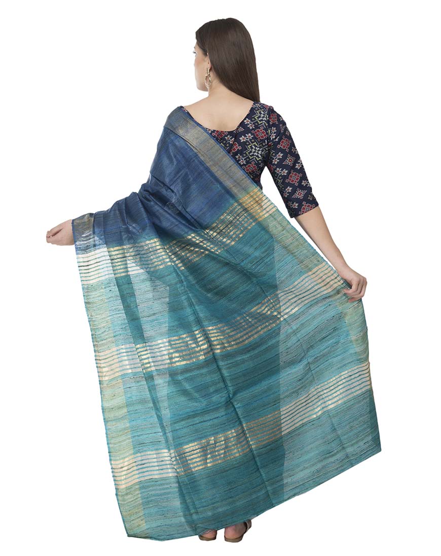 High Quality Silk Traditional Tussar Giccha Silk Saree