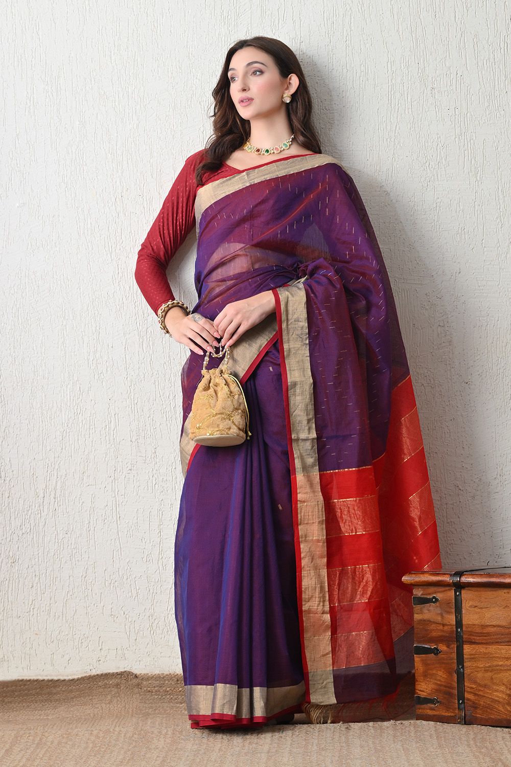 Sutrangini Saree- shyamala