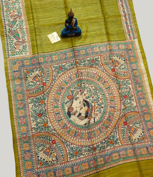 Madhubani Hand Painted Sarees