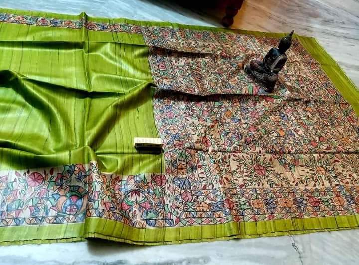 Madhubani Hand Painted Sarees