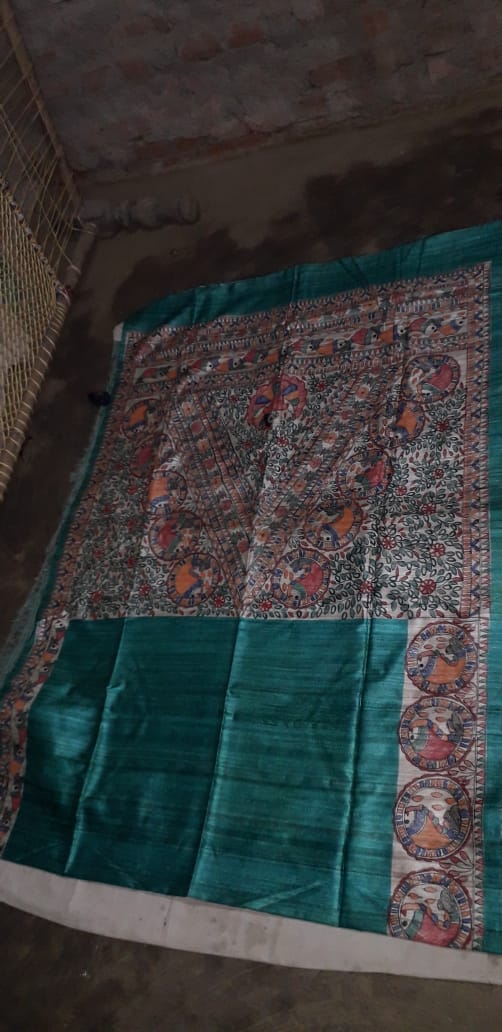 Madhubani Hand Painted Sarees