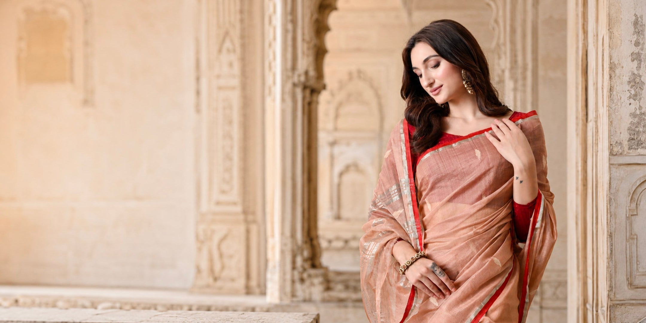 Bundelkhand Banana Silk Saree