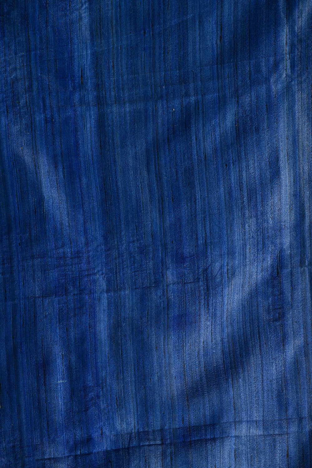 Blue Colour PureTussar Silk Madhubani Full Devi Handpainted HandPainted Saree