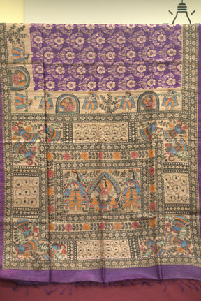 Madhubani Handcrafted HandPainted Saree