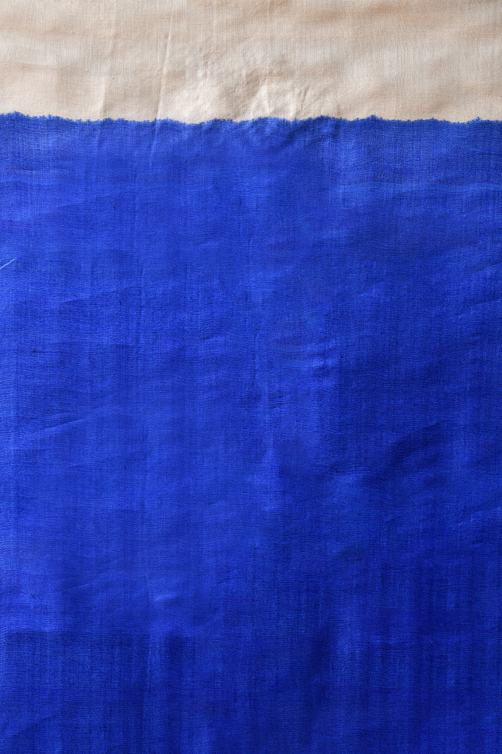 Handcrafted Hand-Painted Tussar Silk Saree – Bhasha Bharat