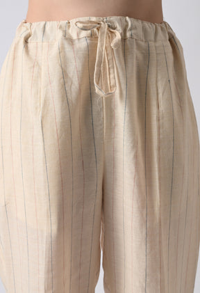 Ivory Weave Kurta Set