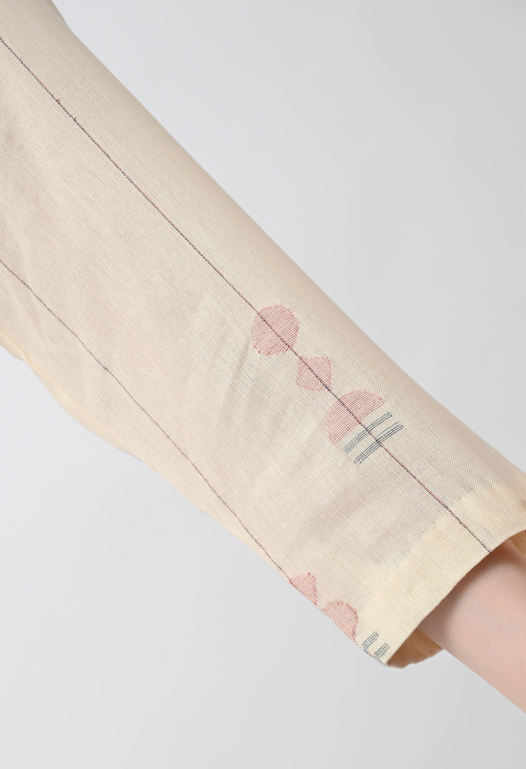 Ivory Weave Kurta Set