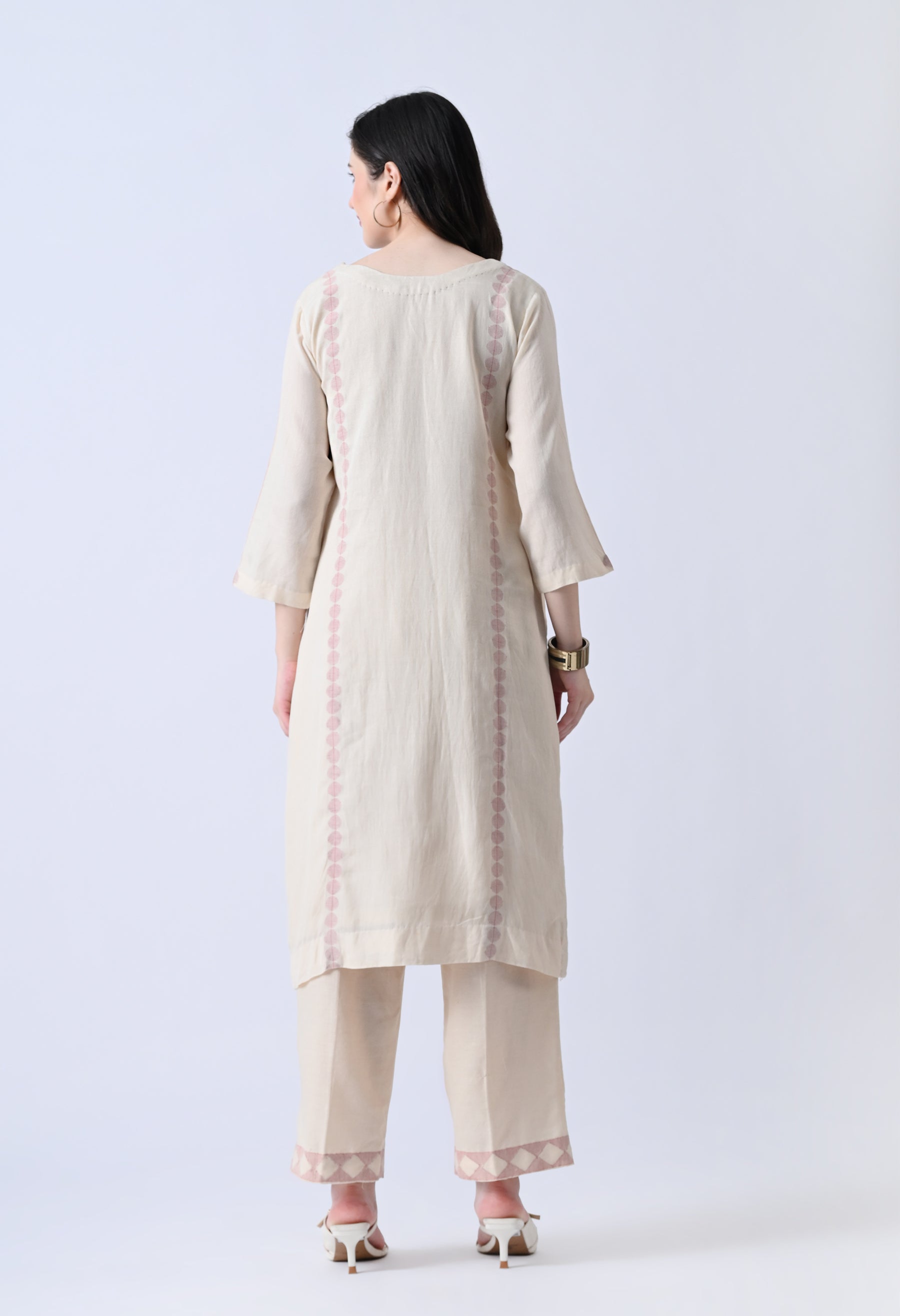 Blush Loom Kurta Set