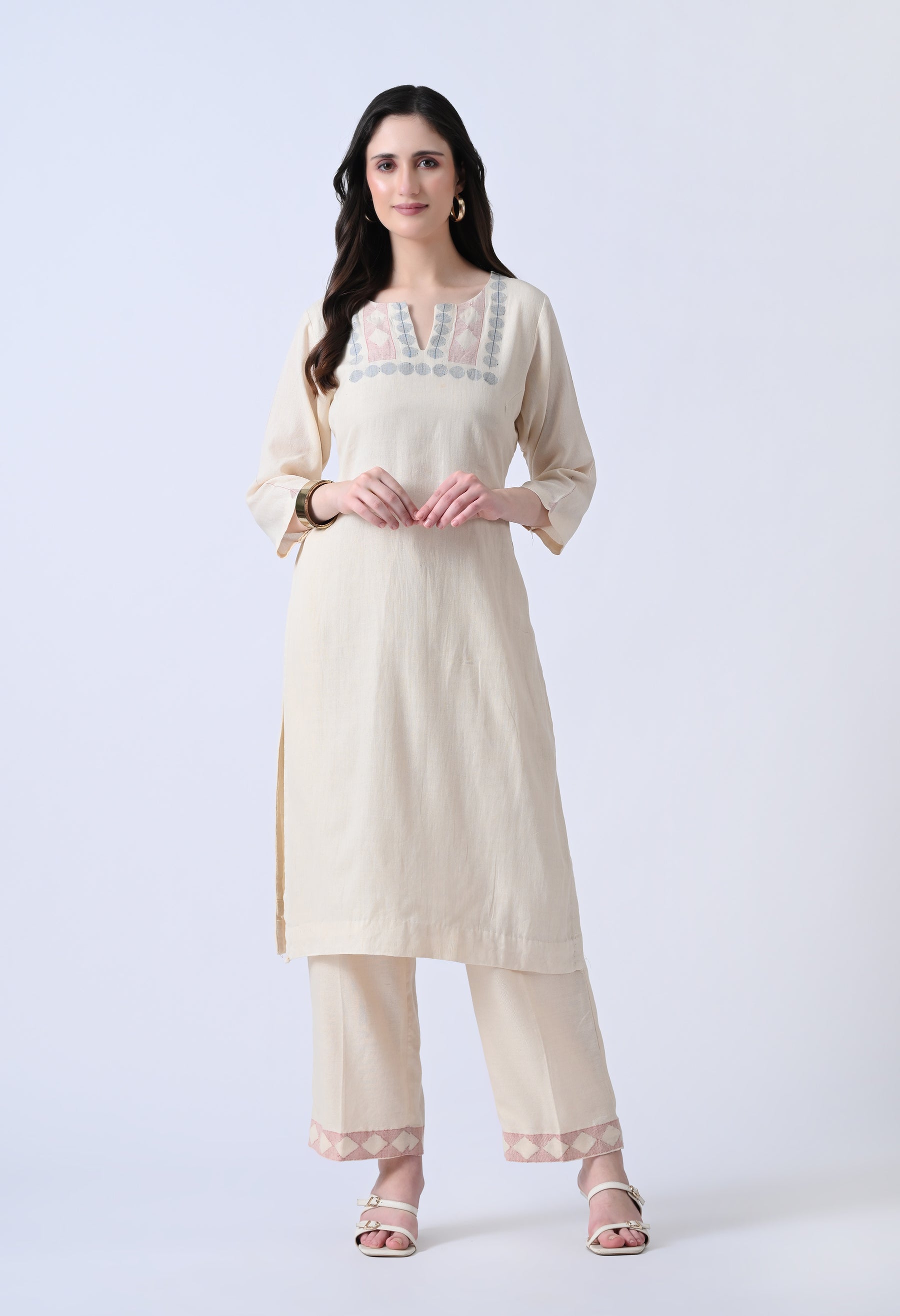 Blush Loom Kurta Set