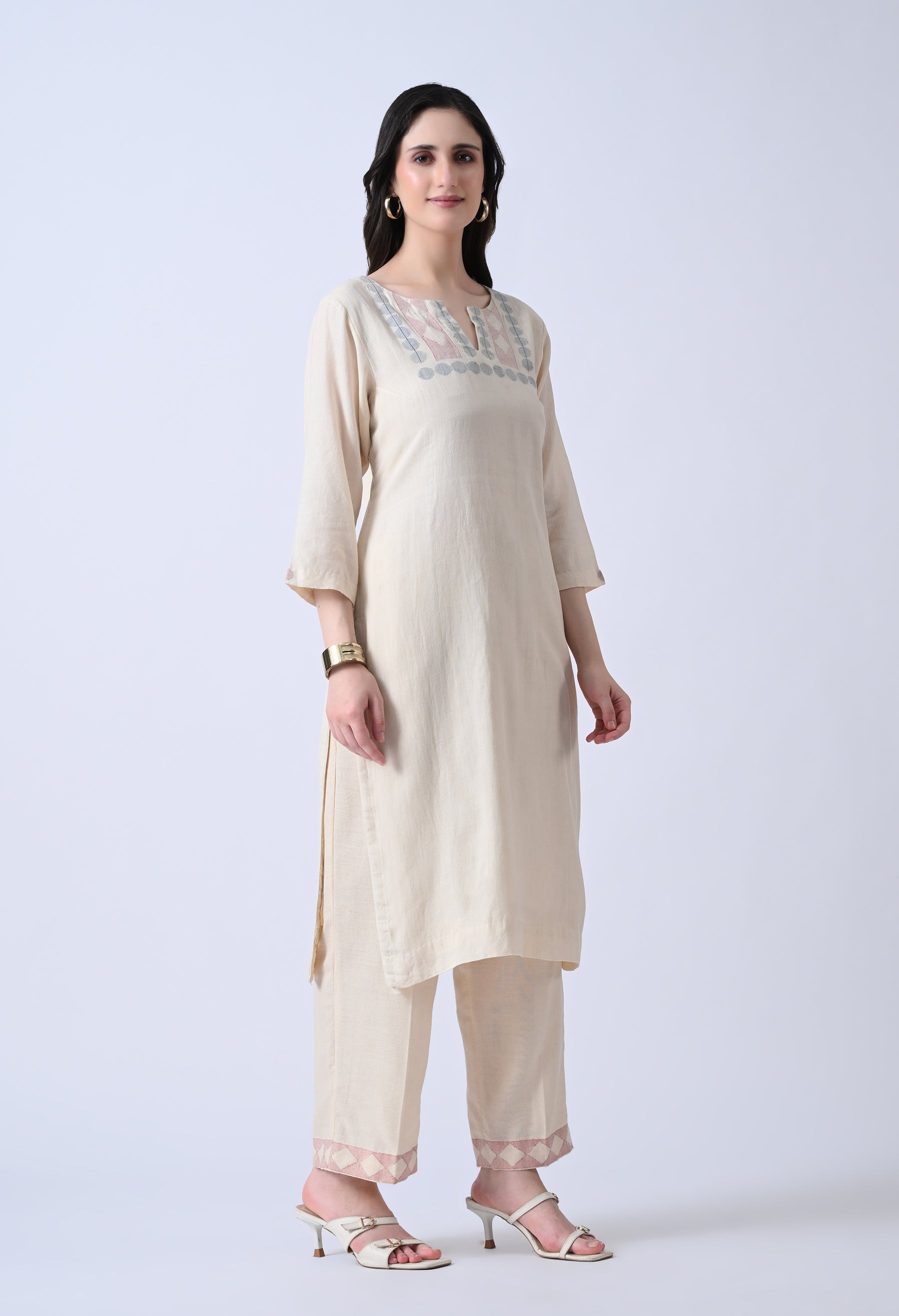 Blush Loom Kurta Set