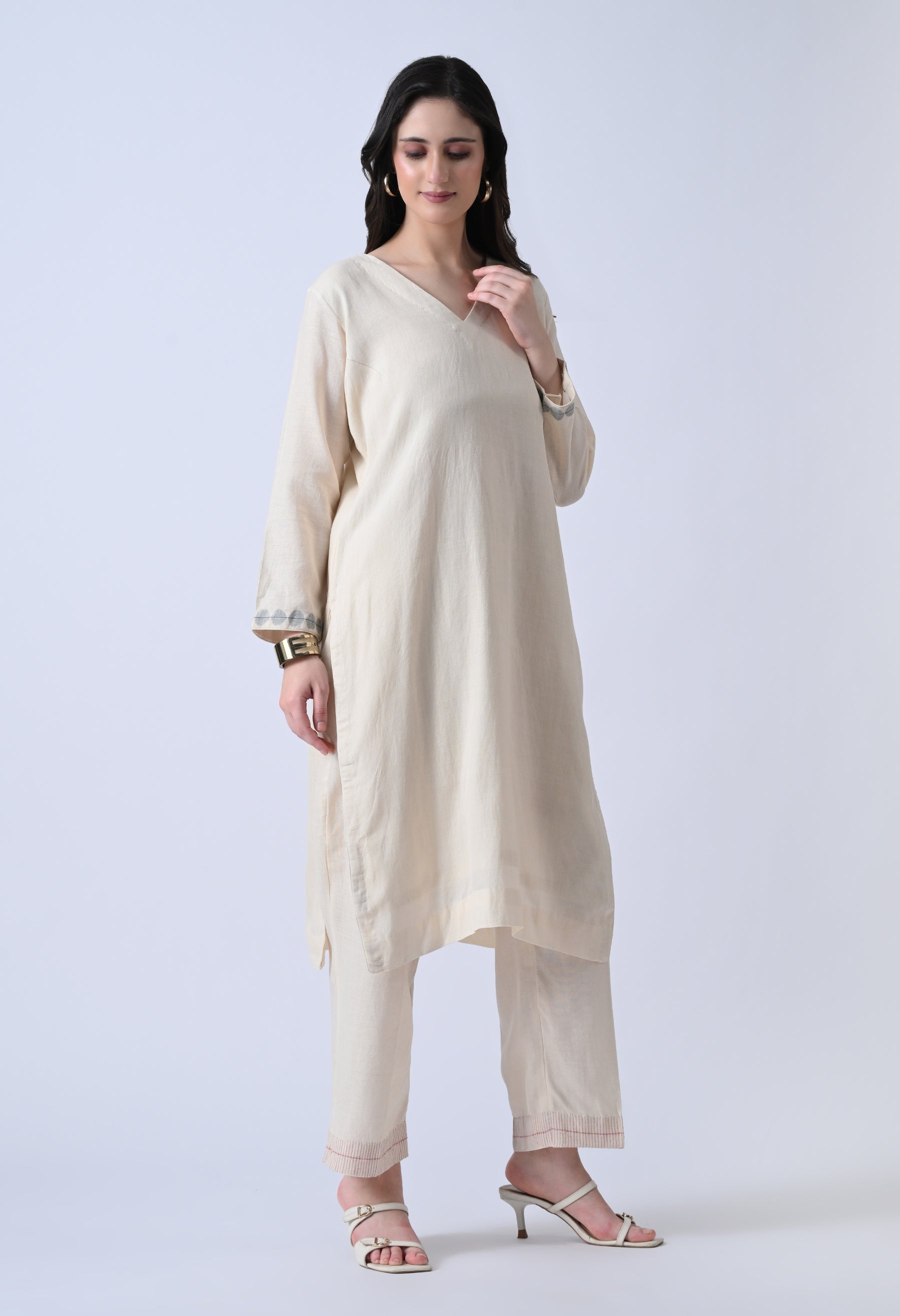 Ivory Echo Kurta Set