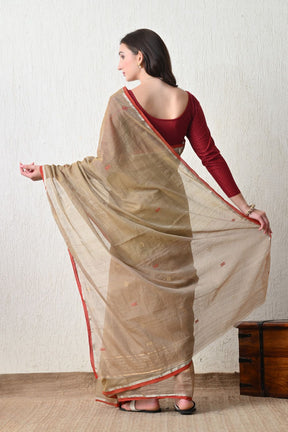 Sutrangini Saree- Natural dyed saree - Dhanshree