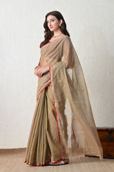 Sutrangini Saree- Natural dyed saree - Dhanshree