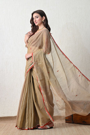Sutrangini Saree- Natural dyed saree - Dhanshree