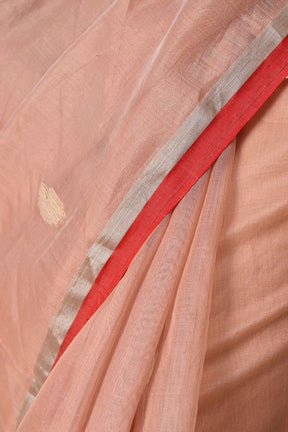Sutrangini Saree -Natural Dyed Yarn - Gulabi