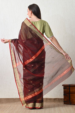 Sutrangini Saree - Parrot