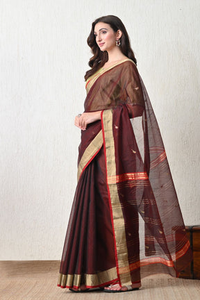 Sutrangini Saree - Parrot