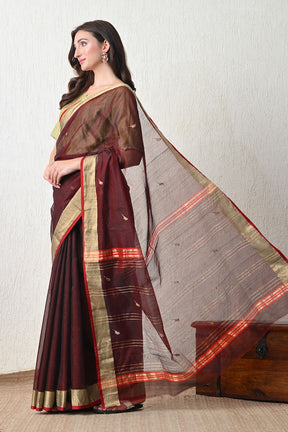 Sutrangini Saree - Parrot