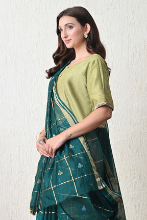 Sutrangini Saree- Hariyali
