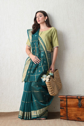 Sutrangini Saree- Hariyali
