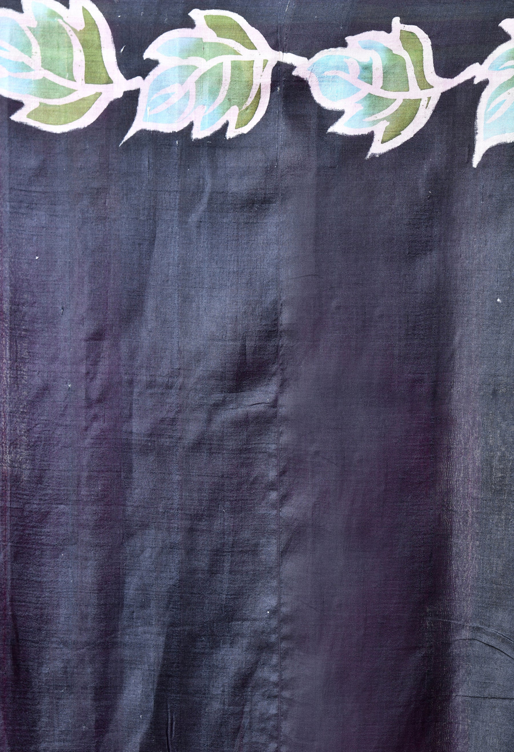 Handcrafted Hand-Painted Tussar Silk Saree – Bhasha Bharat
