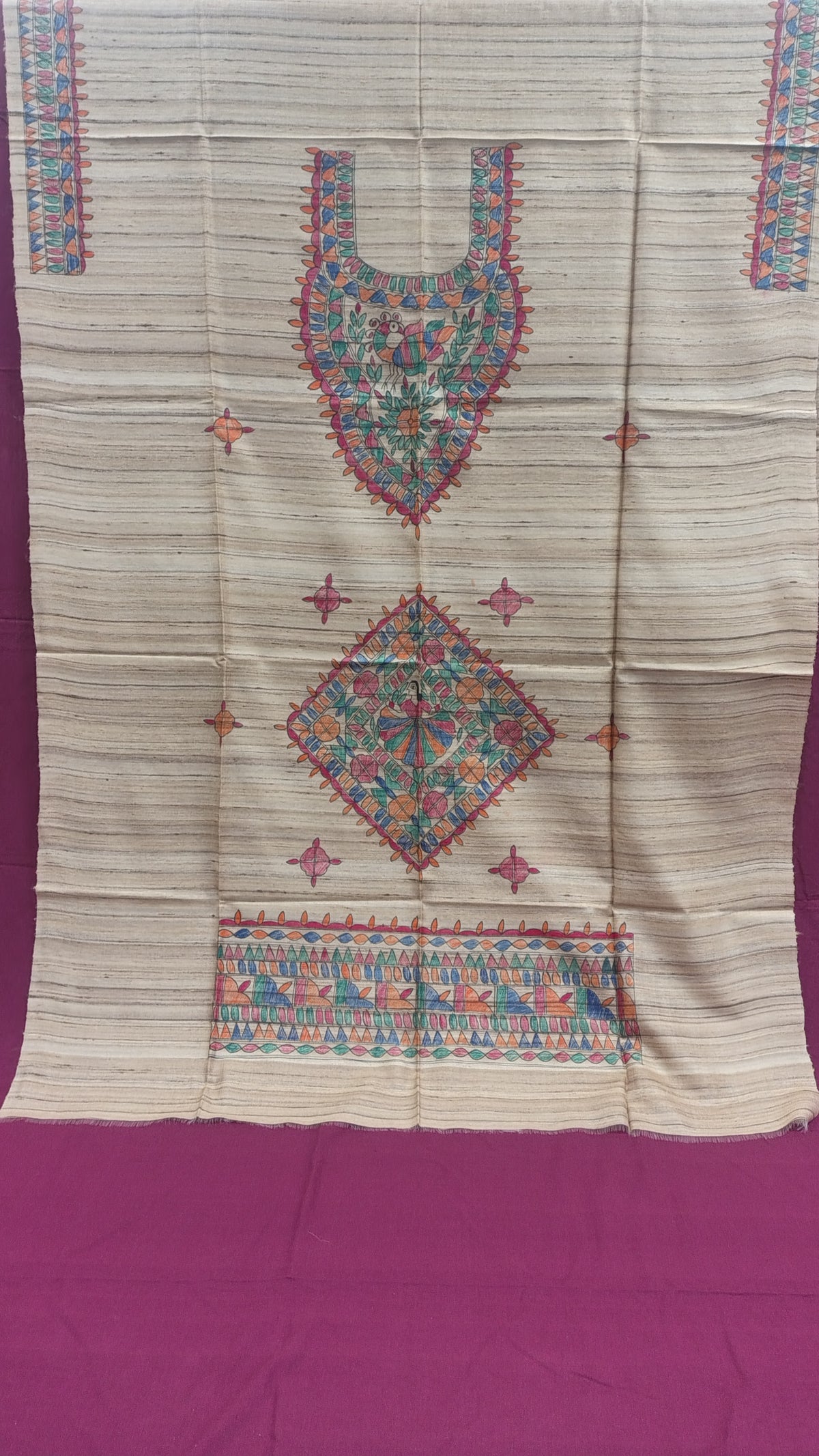 Handcrafted Madhubani suit