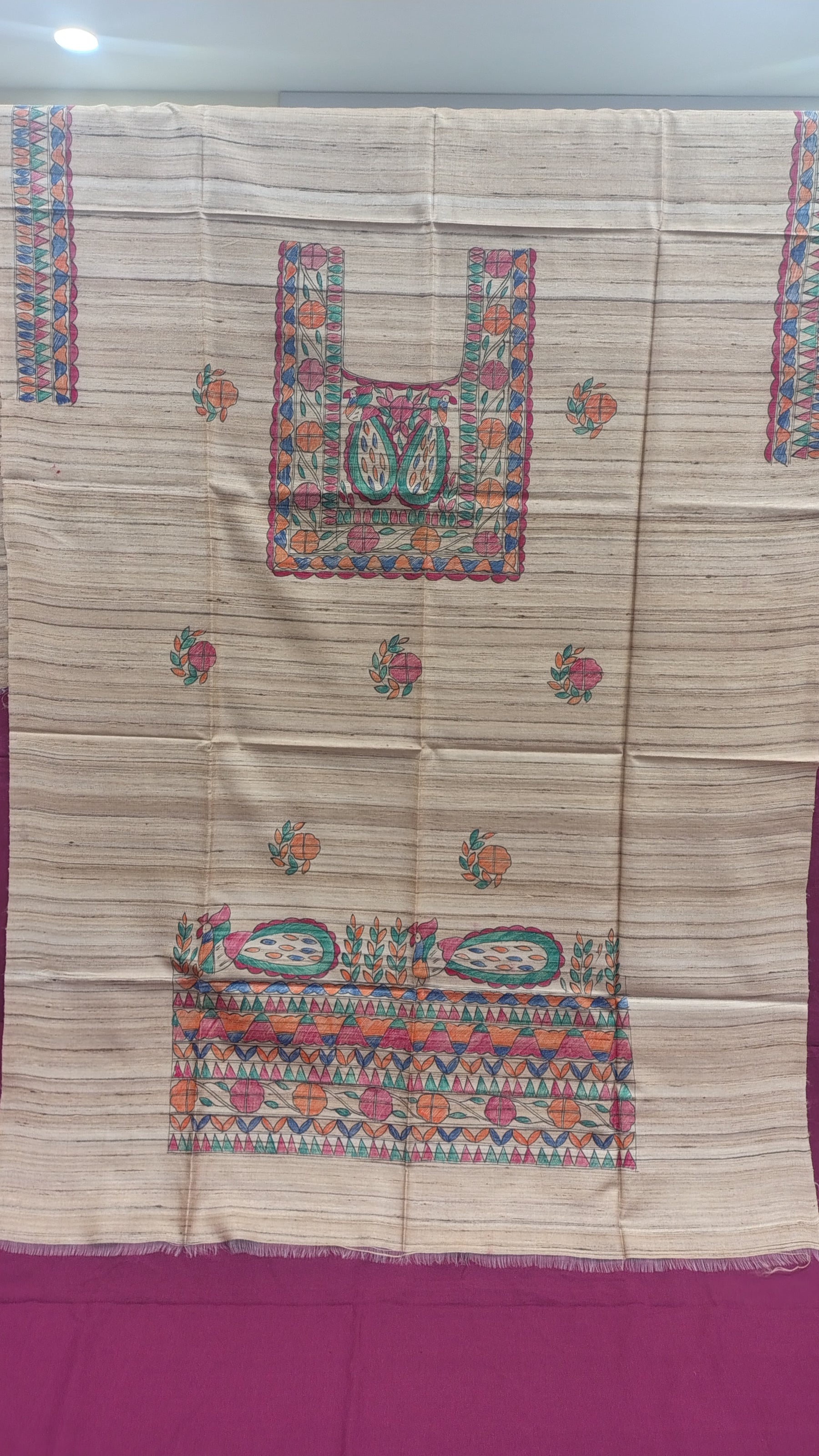 Handcrafted Madhubani suit