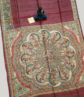 Madhubani Hand Painted Sarees