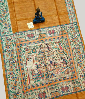 Madhubani Hand Painted Sarees