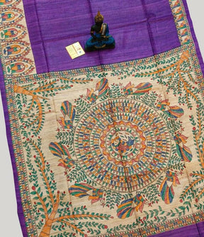 Madhubani Hand Painted Sarees