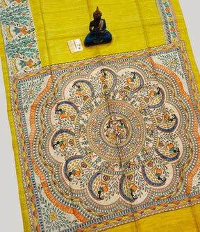 Madhubani Hand Painted Sarees