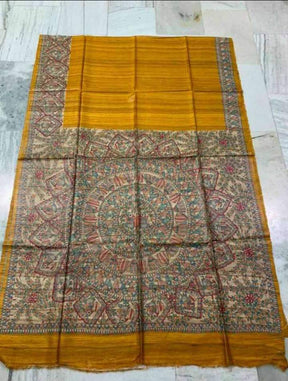 Madhubani Hand Painted Sarees