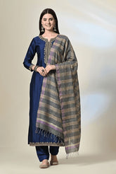 Handloom tussar silk stole