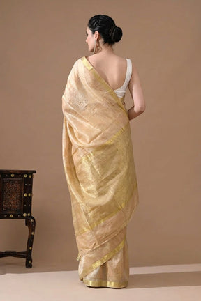 this saree reflects timeless Indian craftsmanship blended with modern sophistication.