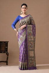 Madhubani Handcrafted HandPainted Saree
