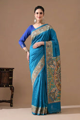 Madhubani Handcrafted HandPainted Saree