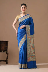 Madhubani Hand Painted Sarees