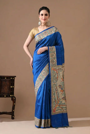 Madhubani Hand Painted Sarees