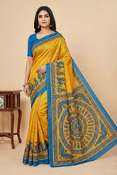 Madhubani Hand Painted Sarees