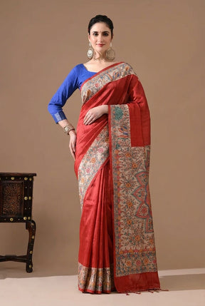 Madhubani Hand Painted Sarees