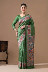Madhubani Hand Painted Sarees