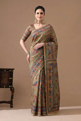 Madhubani Hand Painted Sarees