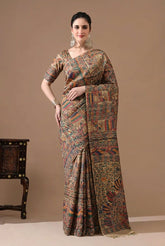 Madhubani Hand Painted Sarees