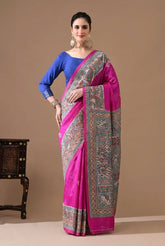 Madhubani Hand Painted Sarees