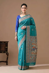 Madhubani Hand Painted Sarees