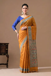Madhubani Hand Painted Sarees